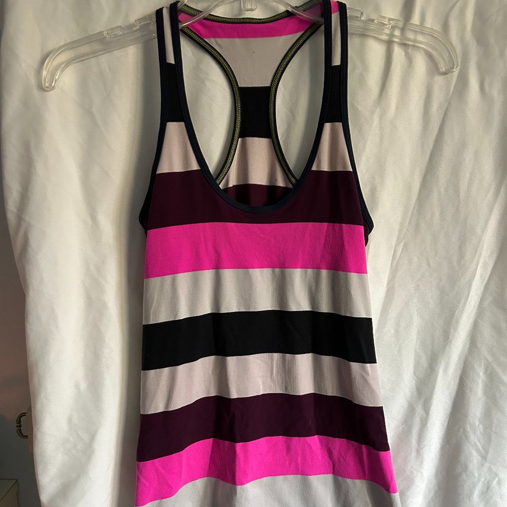 Lululemon Striped Workout Tank